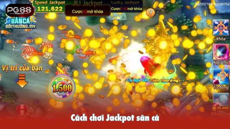 Cách chơi Jackpot săn cá