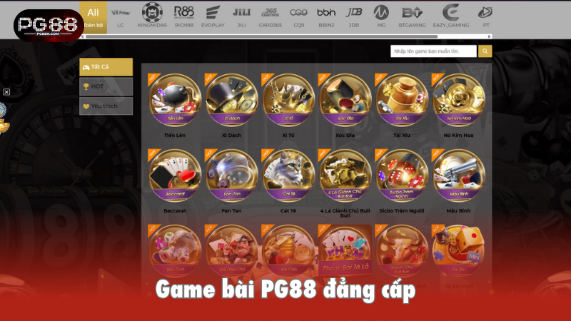 Game bài PG88 đẳng cấp