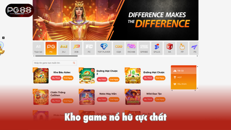 Kho game nổ hũ cực chất