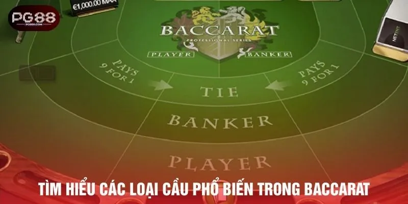 Tìm hiểu các loại cầu phổ biến trong baccarat